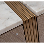 Комод с мраморной столешницей Uniqueness Marble варинант исполнения - 4 | Loft Concept в Москве