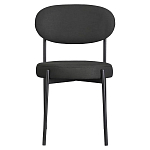 Стул мягкий Alfie Chair черный варинант исполнения - 1 | Loft Concept в Москве