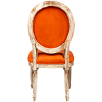Стул из натурального бука оранжевое с цветным принтом Impressionism in Color варинант исполнения - 2 | Loft Concept в Москве