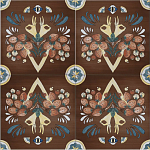 Плитка с узором Клубника варинант исполнения - 1 | Loft Concept в Москве