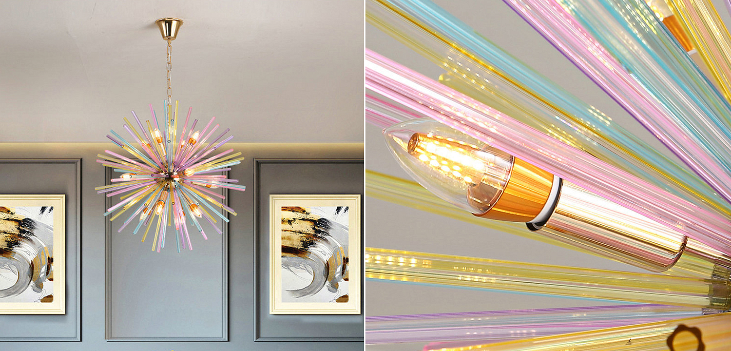 Люстра Colored Astra Chandelier Люстра Colored Astra Chandelier - Loft-Concept