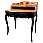 Стол-бюро из массива березы с 5-ю ящиками в стиле прованс Vintage варинант исполнения - 3 | Loft Concept в Москве