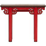 Деревянная консоль в китайском стиле красная Tang Console Table варинант исполнения - 1 | Loft Concept в Москве