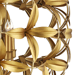 Люстра в форме шара из золотых лепестков Hanging Flowers варинант исполнения - 2 | Loft Concept в Москве