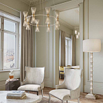 Торшер с фактурным каркасом и прямоугольным тканевым абажуром Shiye and Simplicity варинант исполнения - 3 | Loft Concept в Москве