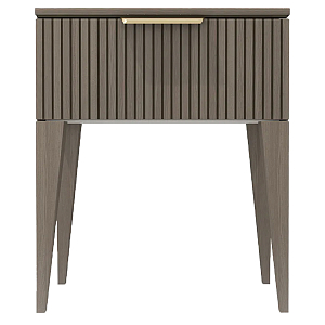 Тумба прикроватная коричневая с ящиком Harper Line