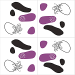 Плитка с узором Камни варинант исполнения - 1 | Loft Concept в Москве