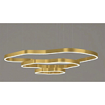 Люстра подвесная с 3-мя ассиметричными светодиодными лампами Golden Current варинант исполнения - 1 | Loft Concept в Москве