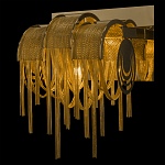 Бра с перфорированными металлическими дугами и цепочками 22 см Atlantis Chain варинант исполнения - 6 | Loft Concept в Москве