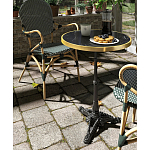 Кресло плетеное из ротанга Ronald Black White Rattan Chair варинант исполнения - 9 | Loft Concept в Москве