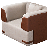 Кресло Richmond  с кожаной отделкой варинант исполнения - 3 | Loft Concept в Москве