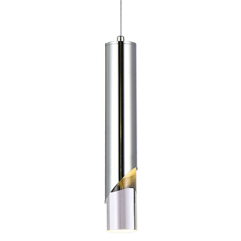   Metal Acrylic Tube Chrome Hanging Lamp     | Loft Concept 