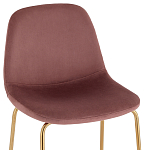 Барный стул на золотистых ножках VENDRAMIN Pink варинант исполнения - 6 | Loft Concept в Москве