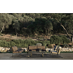 Дизайнерское уличное кресло на металлическом каркасе PHOENIX Armchair варинант исполнения - 8 | Loft Concept в Москве