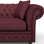 Мебельная ткань Шенилл бордовый цвет 138 см T4-38 варинант исполнения - 8 | Loft Concept в Москве