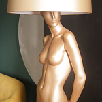 Лампа MANNEQUIN LAMP с абажуром женственность в деталях варинант исполнения - 9 | Loft Concept в Москве
