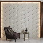 Гипсовая 3D Панель Aura варинант исполнения - 1 | Loft Concept в Москве