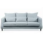 Диван Seldon с мягкими подушками голубое букле варинант исполнения - 7 | Loft Concept в Москве