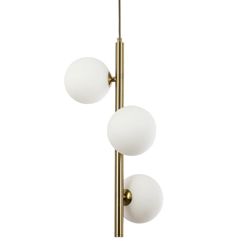    3-      Pearls Suspension Brass Tube Hanging Lamp       | Loft Concept 