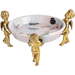 Блюдо фарфоровое Трио ангелов Joy варинант исполнения - 1 | Loft Concept в Москве