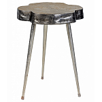 Металлический столик со столешницей в виде слеба Slabby варинант исполнения - 1 | Loft Concept в Москве