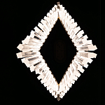 Люстра золотого цвета в форме галочки с каскадом длинных прозрачных трубок Eurofase варинант исполнения - 12 | Loft Concept в Москве