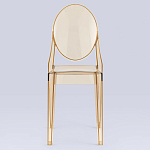 Прозрачный стул с янтарным оттенком LOUIS GHOST CHAIR варинант исполнения - 3 | Loft Concept в Москве