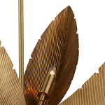 Люстра круглая в виде тропических листьев Tropical Abaca Leaves варинант исполнения - 1 | Loft Concept в Москве