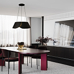 Подвесной светильник круглый с контрастной внутренней отделкой Assol Сup варинант исполнения - 6 | Loft Concept в Москве