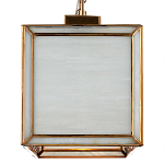 Люстра прямоугольная с каркасом золотого цвета Soft Glow Lamps варинант исполнения - 4 | Loft Concept в Москве