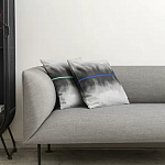 Чехол на подушку хлопковый Blake Boundaries Blue варинант исполнения - 5 | Loft Concept в Москве