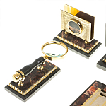 Настольный письменный набор из яшмы и долерита с декором в виде коня Manager Organizer варинант исполнения - 6 | Loft Concept в Москве