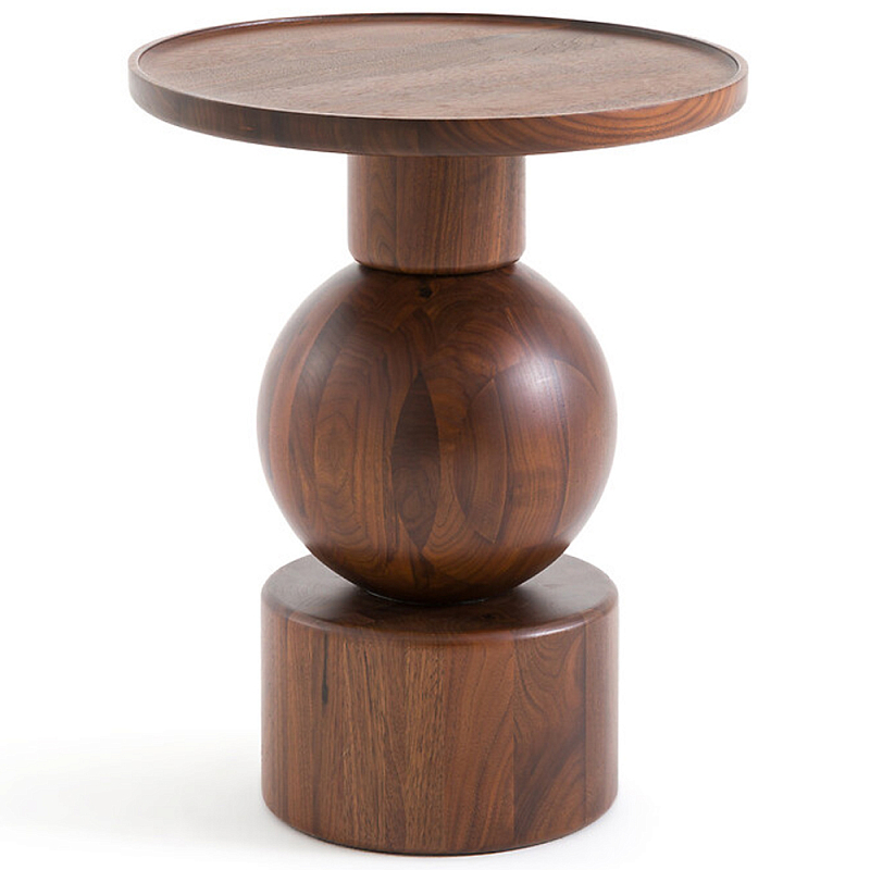     Kobe Dark Wooden Side Table    | Loft Concept 