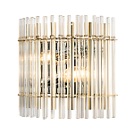 Бра с прозрачными вертикальными стеклянными трубками Gladia варинант исполнения - 2 | Loft Concept в Москве