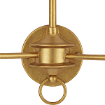 Бра настенное золотого цвета в форме подсвечника Graceful Smoothness варинант исполнения - 1 | Loft Concept в Москве