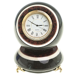 Часы настольные в виде шара из натурального камня Ball Stone Clock варинант исполнения - 7 | Loft Concept в Москве