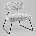 Кресло лаунж Kate букле серый варинант исполнения - 1 | Loft Concept в Москве