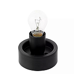 Настольный светильник с янтарным рельефным плафоном Lamp with Frozen Glass Effect варинант исполнения - 2 | Loft Concept в Москве