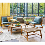 Садовый 2-х местный диван с каркасом из акации Green варинант исполнения - 5 | Loft Concept в Москве