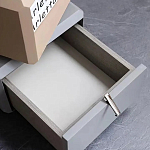 Консоль с зеркалом и  3-мя вращающимися ящиками Eloida варинант исполнения - 4 | Loft Concept в Москве