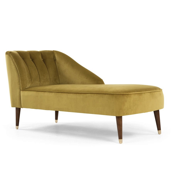  Chaise Longue, Antique Gold Velvet    | Loft Concept 
