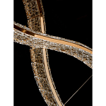 Люстра волнистой формы с фактурным хрустальным плафоном Light Delight варинант исполнения - 5 | Loft Concept в Москве