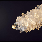 Люстра линейная светодиодная из необработанных кристаллов Mountain Comet варинант исполнения - 2 | Loft Concept в Москве