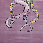 Плитка с узором Осьминог велосипедист варинант исполнения - 4 | Loft Concept в Москве