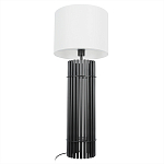 Настольная лампа с металлиеским черным трубчатым основанием Fulgurite варинант исполнения - 3 | Loft Concept в Москве