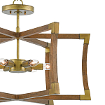 Подвесной светильник в форме фонаря коричневый Brown Eco Lantern варинант исполнения - 1 | Loft Concept в Москве