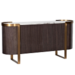 Комод  округлой формы с дверцами Chest of Precious Breed варинант исполнения - 2 | Loft Concept в Москве