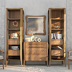 Комод из массива дуба с 3-мя ящиками Tasteful Furniture варинант исполнения - 2 | Loft Concept в Москве