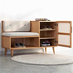 Комод с мягким  сиденьем и нишей для хранения обуви Manual Dresser варинант исполнения - 1 | Loft Concept в Москве