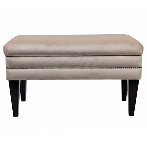 Мягкая банкетка с зоной для хранения Casket Beige